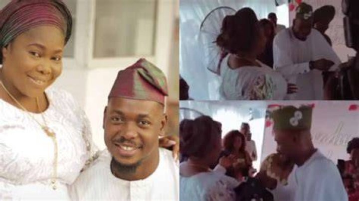 
Actress Toyin Alausa Sheds Tears Of Joy As Her Son Ties The Knot 