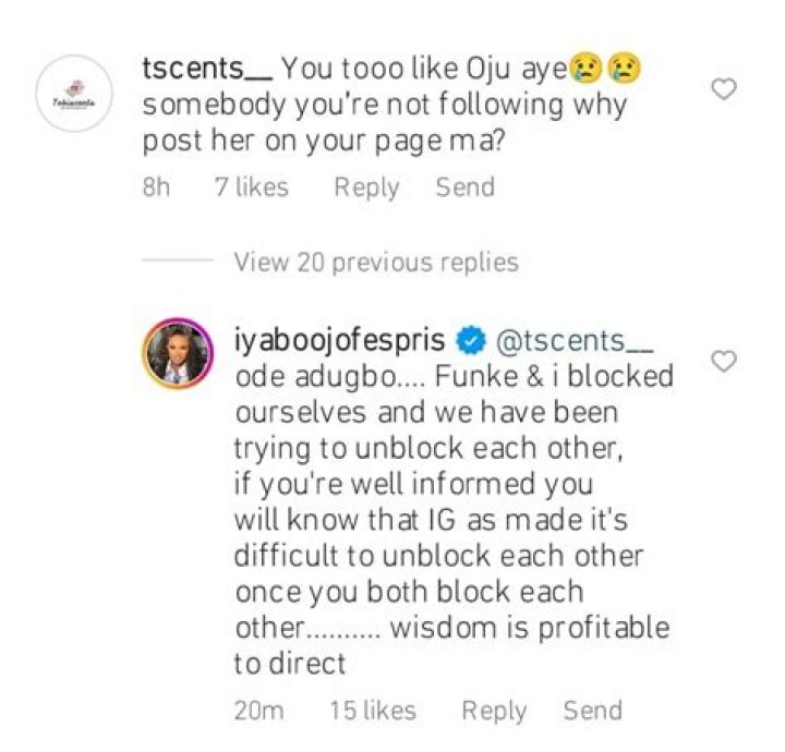 
Iyabo Ojo Fights Dirty With Troll Over Her Birthday Message To Funke Akindele 