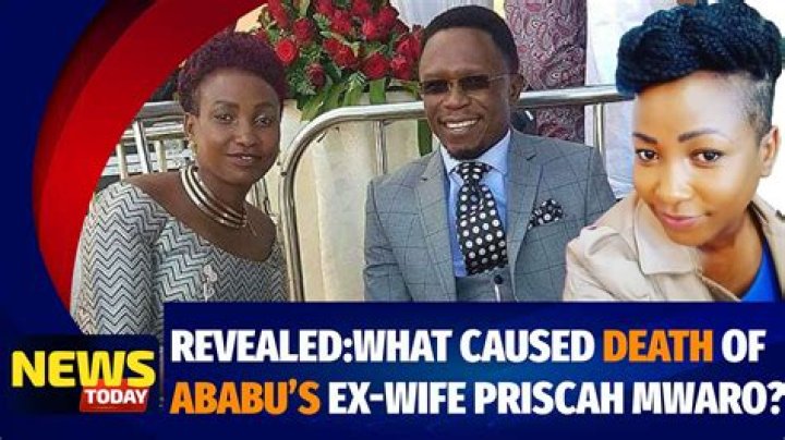 
Prisca Mwaro Death And Obituary | How Did Ababu Namwamba Ex-Wife Die 