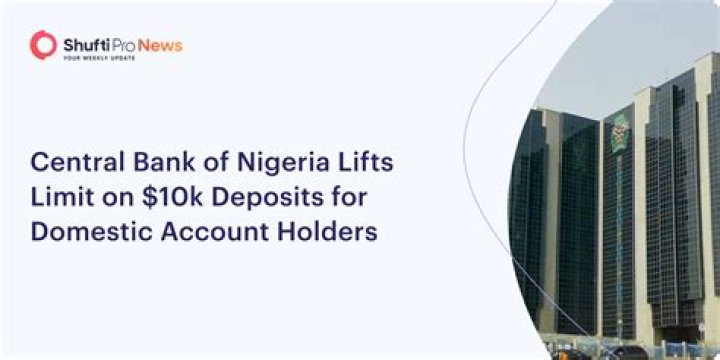 
The Central Bank Of Nigeria Has Announced The Suspension Of Charges On Bank Deposits 