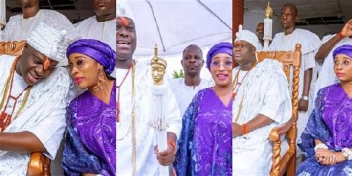 
The Ooni of Ife marries his fifth wife, Princess Ronke Ademiluyi. 