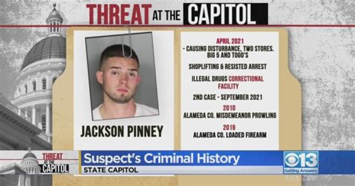 Who is Jackson Pinney, Roseville shooting suspect who also made threats against California State Capitol?